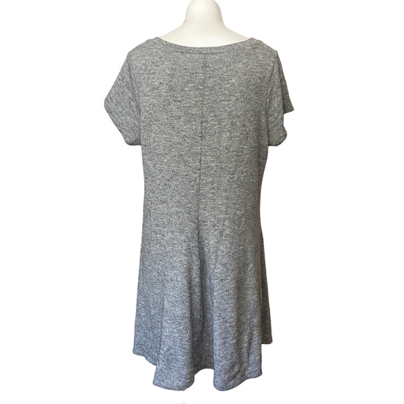 Torrid Hacci Knit Trapeze Dress in Heather Gray 1 14/16 - Picture 5 of 10